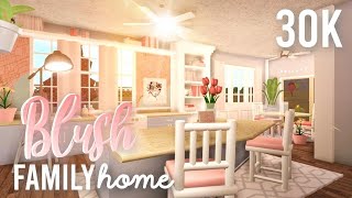 BLOXBURG Blush Family Budget Home 30K  House Build [upl. by Chelsea412]