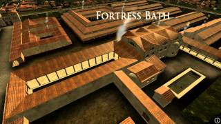 Animation of ancient Roman Fort in Caerleon Wales [upl. by Dimmick58]