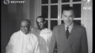 Lord Mountbatten at New Delhi talks 1947 [upl. by Annoit]