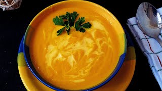 How to Make Deliciously Creamy Carrot Soup  Easy and Quick Recipe [upl. by Bakerman]