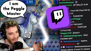 Dougs Peggle Ai VS Twitch Chat [upl. by Nodnahs]