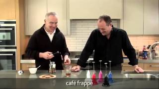 How to make a frappé coffee using an aerolatte milk frother [upl. by Ylrebnik]