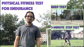 PHYSICAL FITNESS TEST FOR CARDIOVASCULAR ENDURANCE  3MINUTE STEP TEST  BEEP TEST [upl. by Lledualc169]