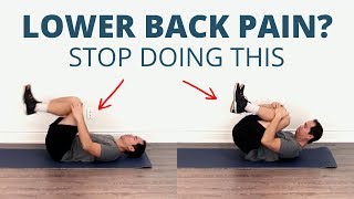 Lower Back Pain DON’T STRETCH What You Should Do Instead [upl. by Ji]