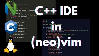 C IDE experience in Neovim [upl. by Winne]