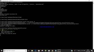 Creating a Localhost server using CMD [upl. by Goulet337]