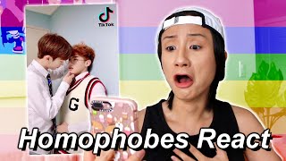 Homophobes React to Gay Tiktoks [upl. by Nomor]