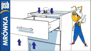 Jak wyjąć i regulować szufladę z prowadnicą DefraPlatinium timing [upl. by Milas]