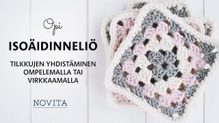 Isoäidinneliö tilkkujen yhdistäminen  helppo ohje [upl. by Sopher]