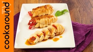 Involtini di pollo ai peperoni  Ricetta sfiziosa [upl. by Aisilef]