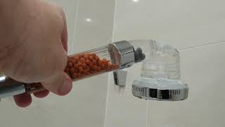 StoneStream shower head review Well it works [upl. by Gudren]