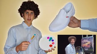 Following a Bob Ross Tutorial on SHOES [upl. by Ahsiuq279]