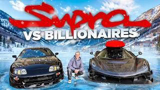 1000HP Supra terrorizing Billionaires Hypercarmeet in Switzerland [upl. by Yssej]