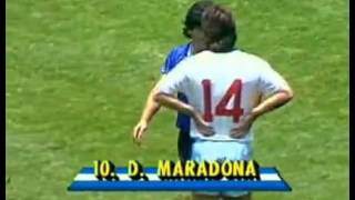 Maradona vs England in World Cup 1986 every touch [upl. by Annotahs]