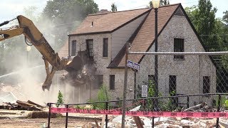 House Demolition 5 Arlington Road [upl. by Ylrrad]