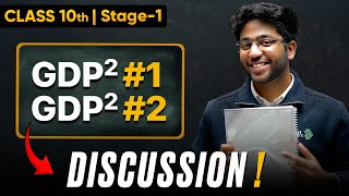 Class 10th GDP²  1 amp 2 Discussion 🔥  Shobhit Nirwan [upl. by Engapmahc835]