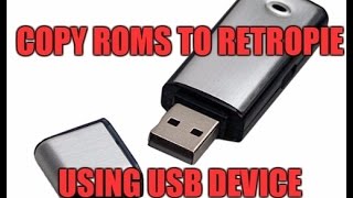 RetroPie Copying roms using USB [upl. by Valentin]