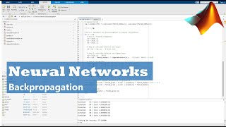 Neural Networks Backpropagation in MATLAB [upl. by Corkhill426]