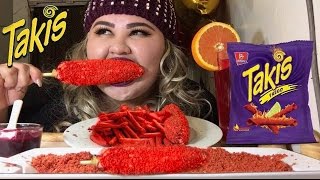 TAKIS Corn on the Cob Mukbang Wendys Eating Show [upl. by Airla]