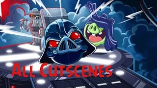 Angry Birds Star Wars All Cutscenes [upl. by Adil]