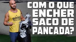 Qual o melhor enchimento para saco de pancada  RTF 201 [upl. by Ehctav742]