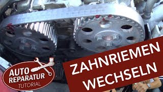 Zahnriemenwechsel mit Wasserpumpe  VW Audi Volvo  DIY Tutorial [upl. by Aikar]