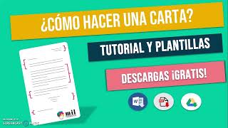 👉Cómo hacer una CARTA FORMAL o INFORMAL  Plantillas y Tutorial 2023 [upl. by Eednil]