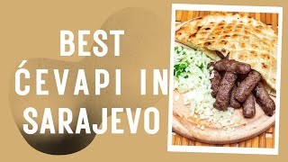 Best Ćevapi In Sarajevo  Čevabdžinica Nune 1966 [upl. by Jakob]