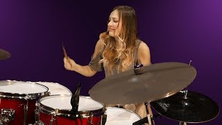 Slow Ride – Foghat  Mia Morris full version drum cover Nashville Drummer Musician Songwriter [upl. by Brant]