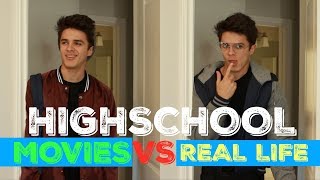 HIGH SCHOOL IN MOVIES VS REAL LIFE  Brent Rivera [upl. by Socha]