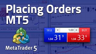 How to Place Orders on MetaTrader 5 [upl. by Fotina]