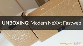 Unboxing Modem Fastweb NeXXt [upl. by Biegel20]