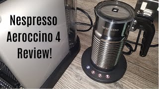 Nespresso Aeroccino 4 Milk Frother Review  Worth upgrading from the Aeroccino 3 [upl. by Enrique]