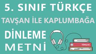 Tavşan ile Kaplumbağa Dinleme Metni  5 Sınıf Türkçe Anıttepe Yayıncılık [upl. by Artema]