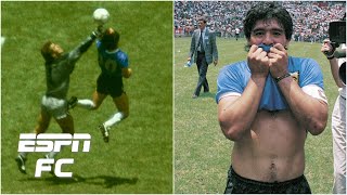 Remembering ‘the tormented genius’ Diego Maradona amp the Hand of God  ESPN FC [upl. by Ecadnak]