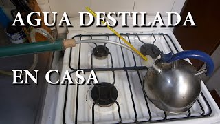 Como Hacer Agua Destilada en Casa [upl. by Athenian769]