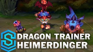 Alien Invader Heimerdinger  Skin Spotlight  Invaders Collection  League of Legends  Patch 1081 [upl. by Aksel]