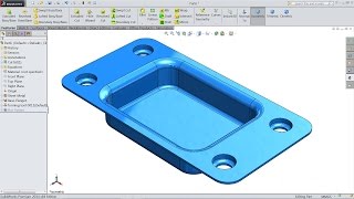 Solidworks Sheet Metal tutorial forming tool [upl. by Sad]