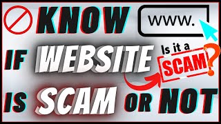 How To Know If A Website Is A Scam Or Not  Is it Legit or Fake [upl. by Htabmas]