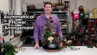 How To Make An Asymmetrical Flower Arrangement [upl. by Llorre681]