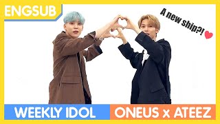 ENG SUB Weekly Idol  ONEUS amp ATEEZ  Ep 412 FULL [upl. by Marron]