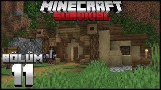 HOBBİT EVİM┇Minecraft Survival ▹Bölüm 11 [upl. by Ahsille]