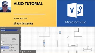 How to design your own shapes in Microsoft Visio [upl. by Otxis]