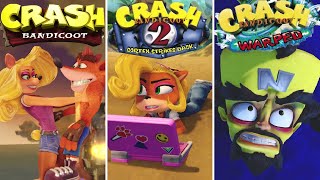 Crash Bandicoot N Sane Trilogy  Full Game Walkthrough All 3 Games [upl. by Davidoff]