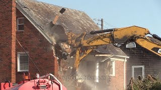 House Demolition 3 Arlington Road [upl. by Ddahc261]