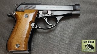 Beretta Model 84 380 ACP Pistol Review [upl. by Nyrroc]