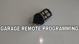 Garage door remote  How to program a replacement [upl. by Notyard]