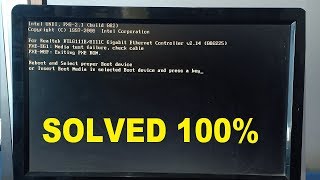 Solved Reboot and select proper boot device error or Insert boot media in selected boot device [upl. by Nyssa]