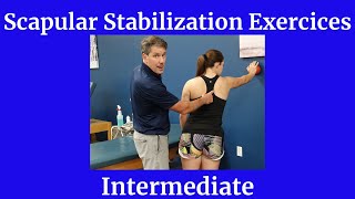 Scapular Stability Exercises Intermediate [upl. by Oigile928]