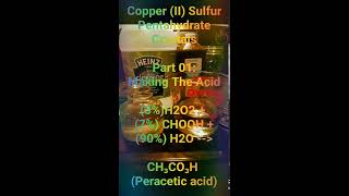 How To Make Peracetic Acid [upl. by Golub]